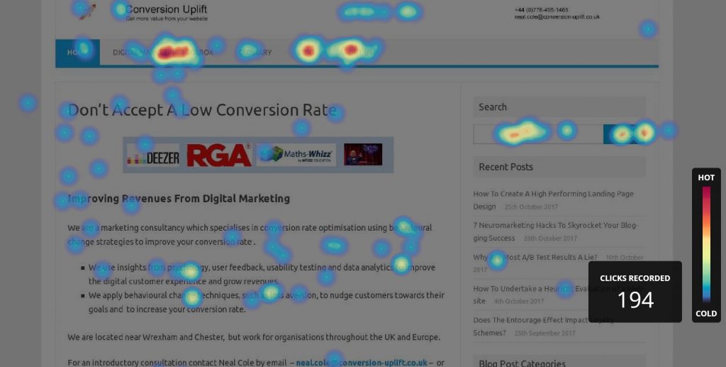 Image result for heat map analytics hotjar